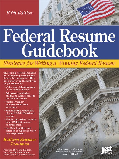 Title details for Federal Resume Guidebook by Kathryn Troutman - Available